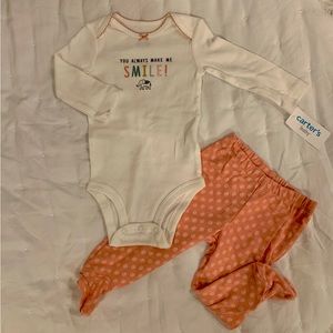 Carter’s bodysuits and pants